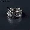Retro caliente de alta calidad de la plata esterlina 925 joyería de plata Thai personalidad femenina plumas flecha anillo regalo de elección ► Foto 3/4