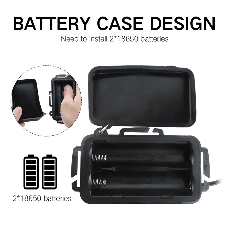 BORUiT XML T6 красный светодиодный налобный фонарь вспышка светильник USB