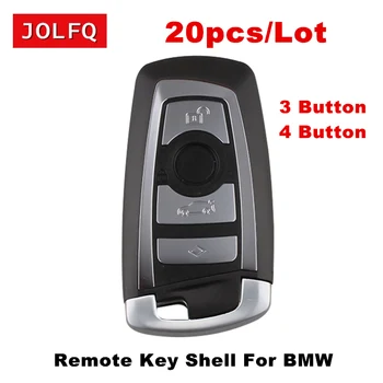 

20pcs/Lot Replacement 3 4 Button Remote Key Fob Case Shell + Key Blank for BMW CAS4 F Platform 7 Series