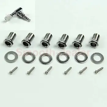

6R Right Machine Head Chrome Inline Guitar String Tuning Pegs Tuners