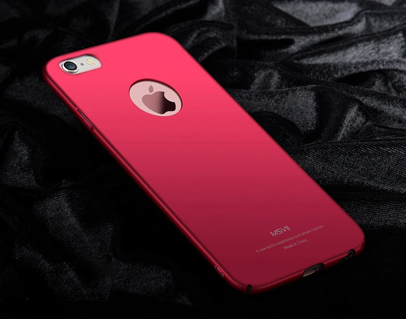 For Apple iPhone 6 6s Plus Case Cover MSVII Brand Silm Scrub Case for iPhone6 Plus Coque Ultra Thin PC Cover for iPhone 6S Case phone cases for iphone xr