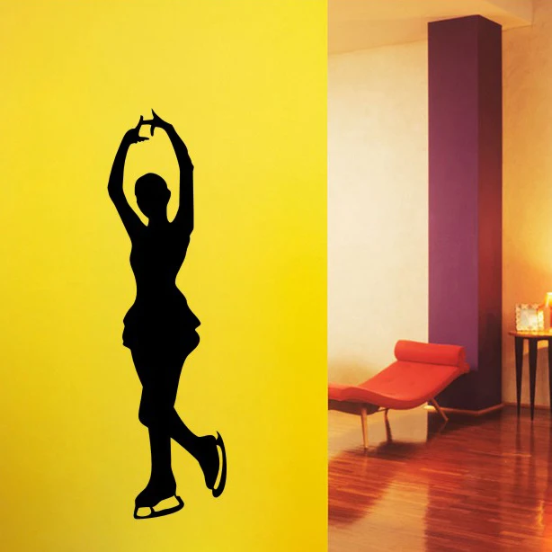 Ice Dance Sports Skating Ice Dance Skate  Wall Stickers Wall Decal Decal Home Decor