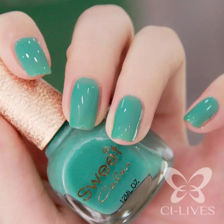 Environmental protection exclusive Sweet color green nail polish 12ML Wizard of Oz Beautify Nails shining Health innocuity | Красота и