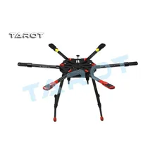 Таро X6 углеродная гексакоптер комплект с электрическим стартером выдвижными посадочными набор полозковых шасси TL6X001