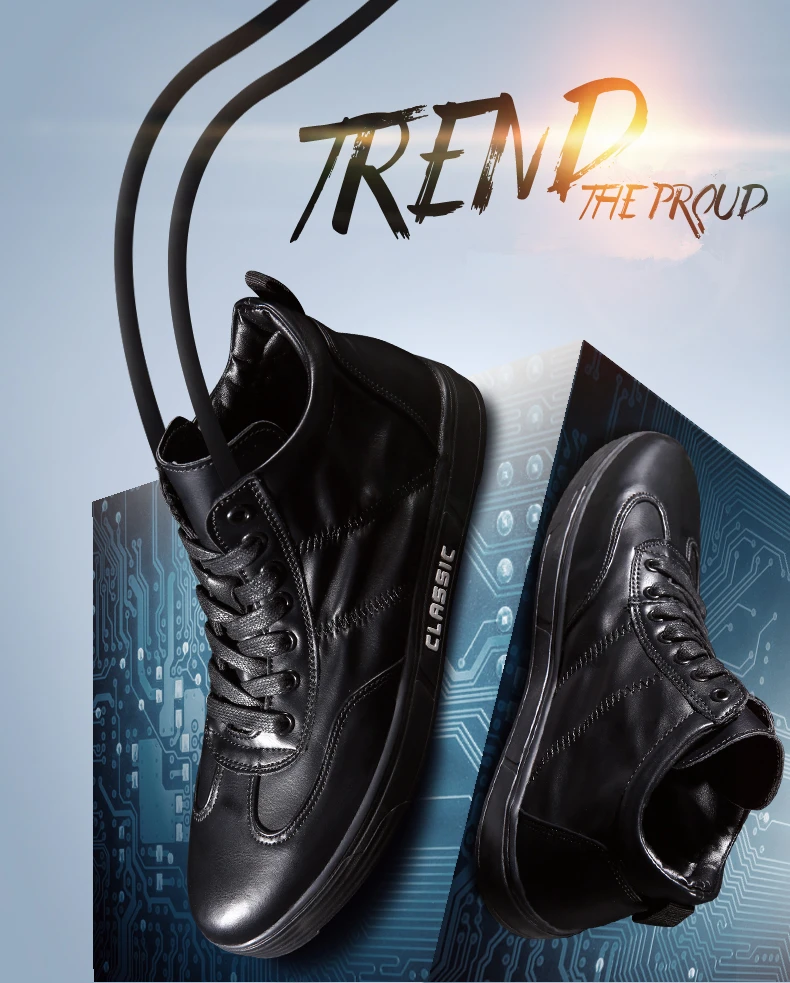 Brand Men's Winter Shoes Male Boot Warm Fur Classic Casual Snow Bot Man High Top Sneaker Mens Ankle Leather Boots Men (2)