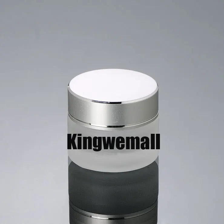 Download 300pcs/lot Capacity 15g 15ml Frosted Glass Cream Jar Cosmetic Packaging EY07-in Refillable ...