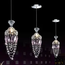 Led K9 Modern Crystal Chandelier Lighting G4 Led Ac110v-256v Transparent Colorceiling Lamp Loft Style Ceiling Chandelier american k9 crystal chandelier ceiling mediterranean minimalist home crystal chandelier tree chandelier ceiling lamp led fixture