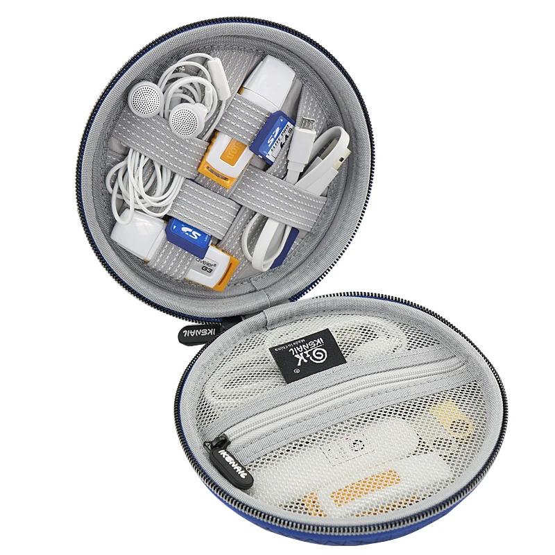 Shellnail Earphone Holder Case Storage Carrying Hard Bag Box Case For Airpod Headphone Accessories Earbuds Memory Card USB Cable