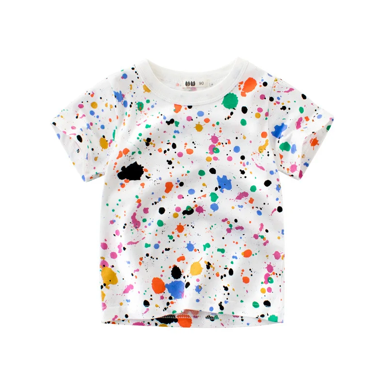 

Korean version of children's wear Summer baby short-sleeved children's T-shirt boys half-sleeved jacket children's clothes