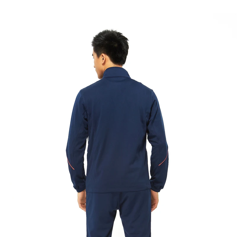 Kawasaki Оригинальные куртки для бега для мужчин полиэстер фитнес тренажерный зал теннис куртки для бадминтона дышащий Быстросохнущий синий JK-17181