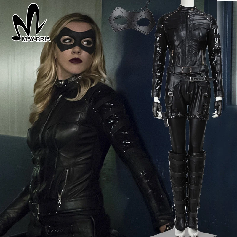 Green Arrow Season 4 Black Canary Cosplay Costume adult women TV