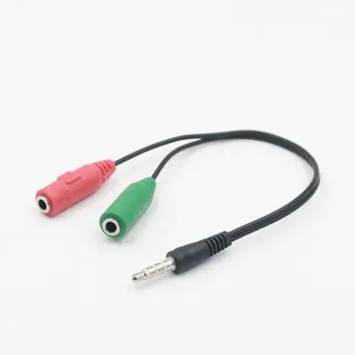 25pcs 3 5mm Jack 1 in 2 Couples Sudio Line Earbud Headset Y Splitter Cable Headphone Earphone Adapter For Tablet Phone MP3 MP4