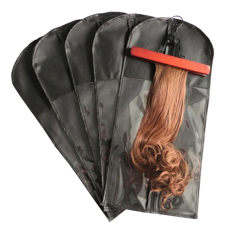 Wig Hair Bag Wigs Carrier Case for Hair Extensions Hair Storage Pouch