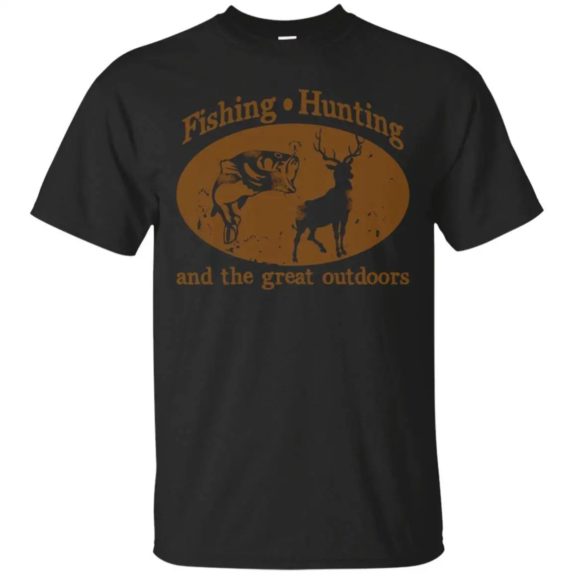 Fishing and Hunting Best Gifts Tee T Shirt for Men Summer