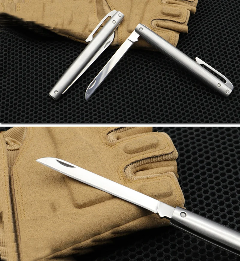 Острый карманный нож маленький складной нож Открытый dec инструменты стальная ручка самообороны портативный инструмент для кемпинга