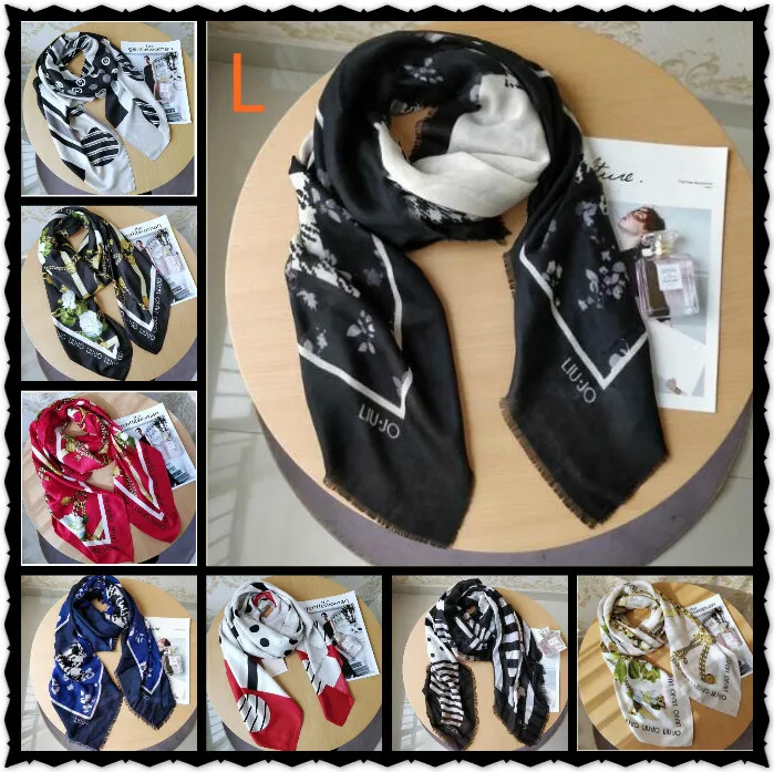 

2019 Italian fashion brand Liu Women's scarves, high quality summer scarves scarf