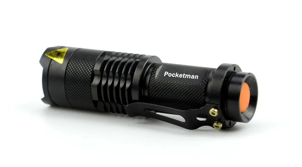 Портативный Удобный мощный светодиодный светильник-вспышка XM-L фонарь Zoomable linternas Flash светильник карманный светодиодный фонарь для охоты черный