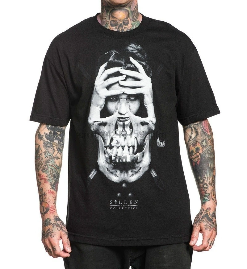 

Sullen Men's Bullet Badge T Shirt Black Portugal Bullet Bg Clothing Apparel SizeS-3XL (Buy a T-shirt Today to Send a Gift)