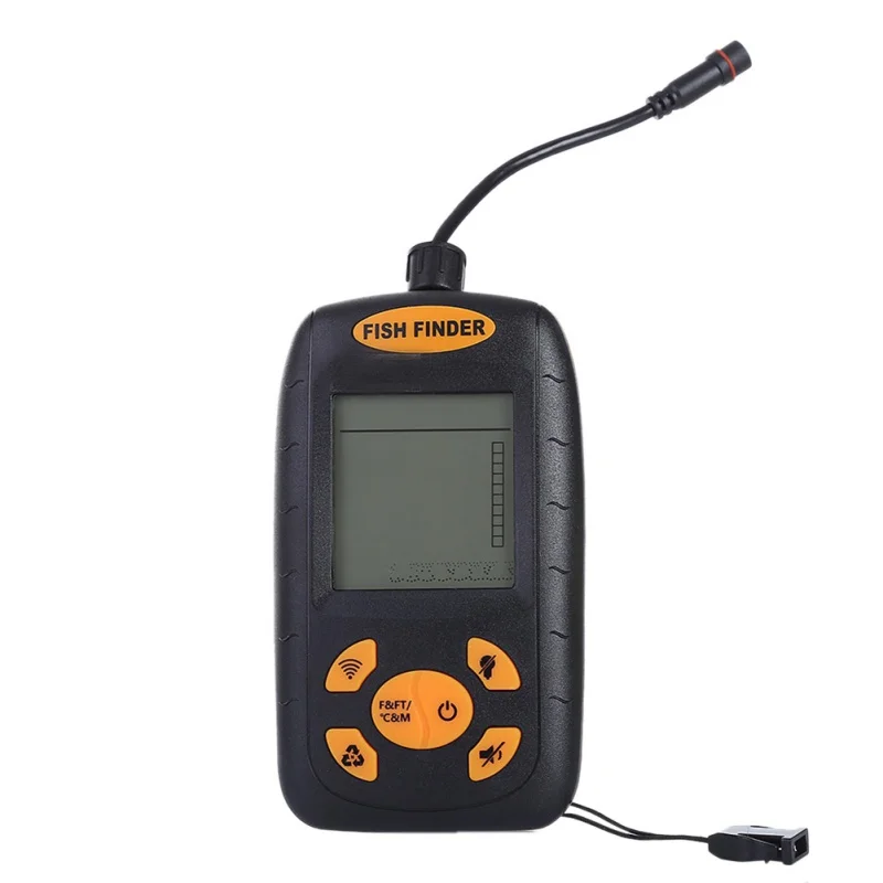 المحمولة سلك الصيد مكتشف السونار 328 inch lcd رصد تحت الماء صيد السمك الباحث fishfinder 100 متر