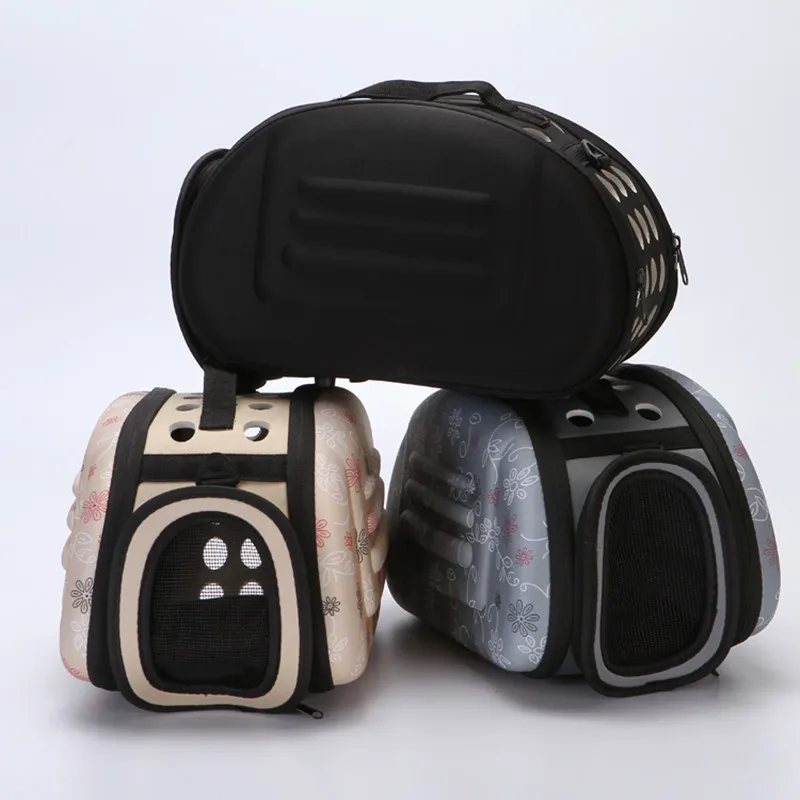 

yooap Travel soft bread light fabric thick wide shoulder strap handbag dog backpack takeaway portable back folding pet bag