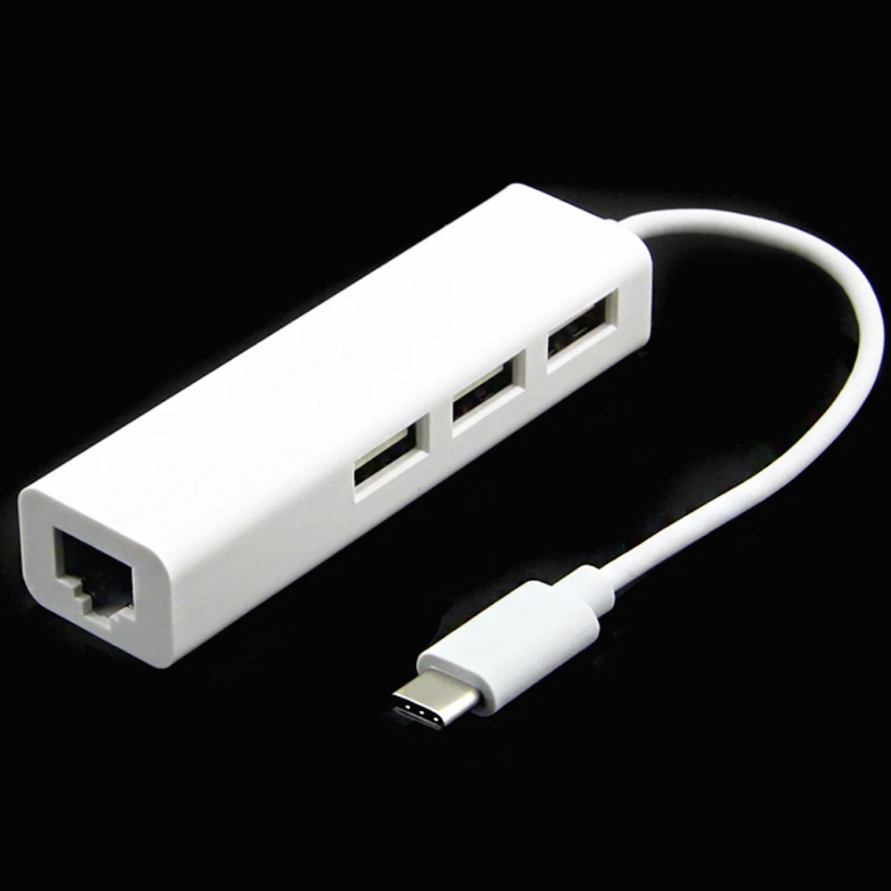 USB 100 Тип C 10 м/3 1 м разные порты 2 0 хаб с сетевым адаптером RJ45 Ethernet Lan|usb port hub|port hubusb |