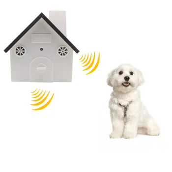 

Pet Dog Stop Barking Device Outdoor Ultrasonic Anti-mite Control Device Dog Pet Stop Barking Training Repeller Control Tool