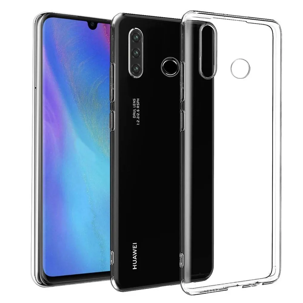 Мягкий чехол для телефона иp ТПУ прозрачные чехлы huawei P30 Lite Прозрачный с надписью