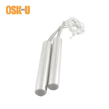 

2pc Cartridge Heating Element 250/350/450W Stainless Steel Electric Heater Pipe for Core Shooter 16mm Tube Dia. Cartridge Heater