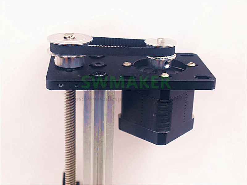 SWMAKER DIY NEMA17/Гавайская гитара 23 Z оси комплект 2060 v-образными пазами линейный привод в комплекте комплект с уменьшенная пластина фактор, 3:4