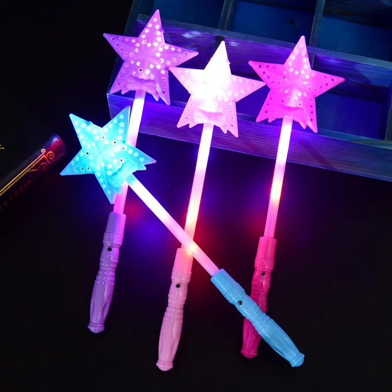Party Light Stick Lightstick Light Up Toys Flashing Magic Fairy Wand Party 10pcs/Set Flashing Light Up Glow Stick For Party