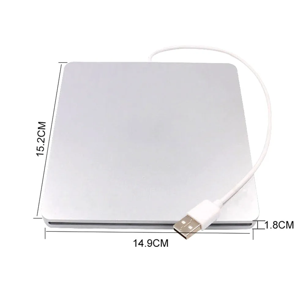 USB 2,0 Внешний DVD CD Привод высокоскоростной передачи данных DVD±RW DVD-ROM горелка 6,6