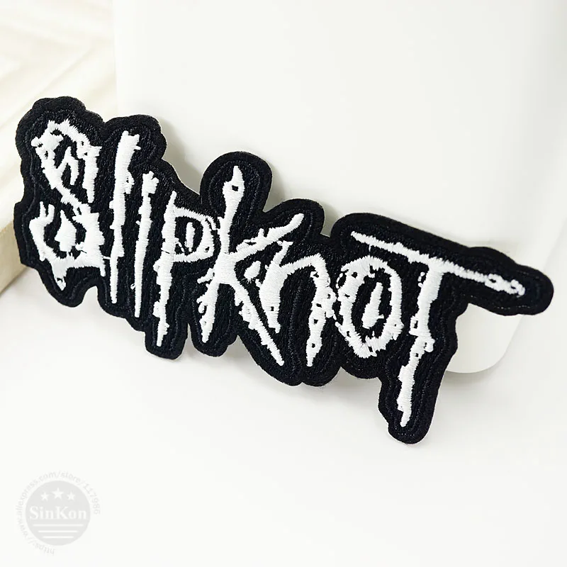 

BAND (Size:10.3x4.3cm) DIY Iron On Patches Badges Cloth Jeans Cowboy Patch Clothes Down Jackets Decoration Applique