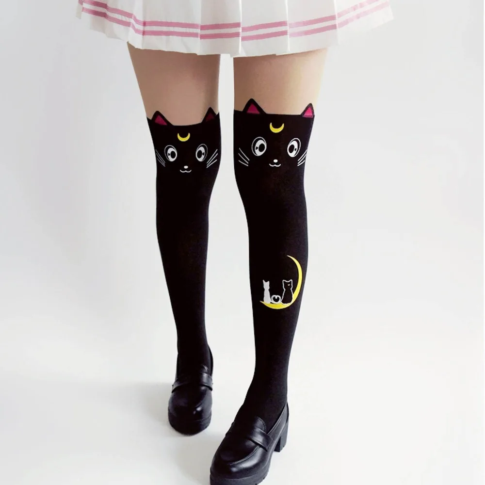Shopping with Unbeatable Price Cat Stockings Anime Sailor Moon Cosplay