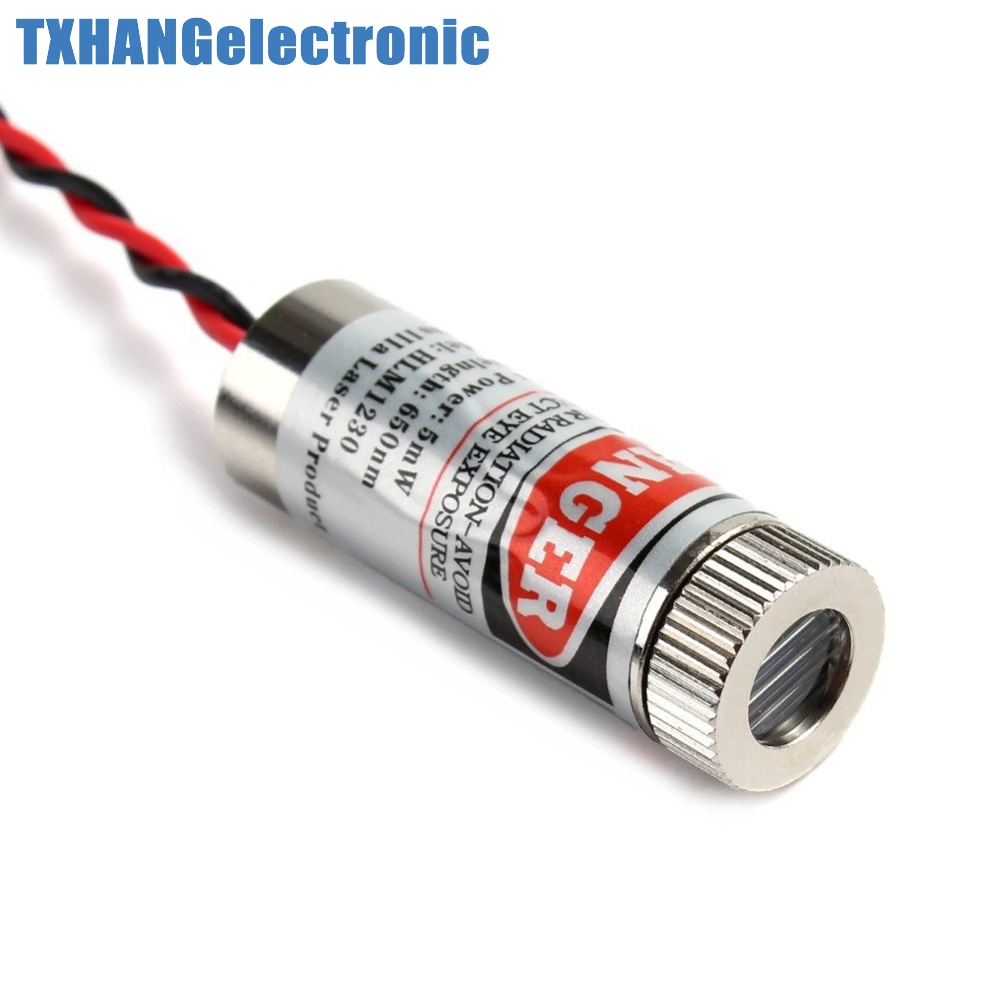 650nm 5V 5mW Red Laser Line Focus Adjustable Laser Head 5V GOOD