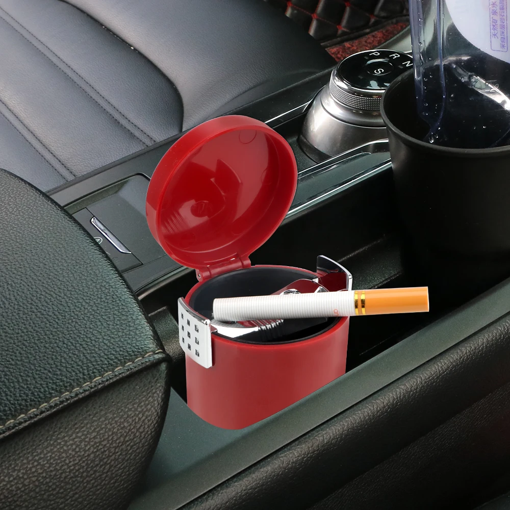 Car Ashtray Cigarette Smoke Holder Cigar Ash Tray Smoke Ash Cylinder