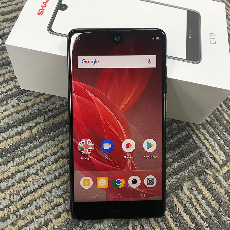 Смартфон SHARP AQUOS C10 S2, Android 8,0, 4 Гб+ 64 ГБ, 5,5 дюйма, FHD+ Восьмиядерный процессор Snapdragon 630, Face ID, NFC, 12 МП, 2700 мА/ч, 4G, мобильный телефон