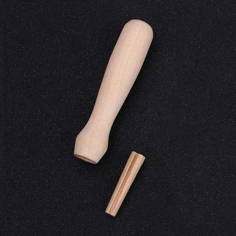 Иглы Awl DIY инструменты с ручкой из твердой древесины швейный инструмент тонкой