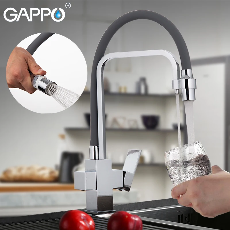 

GAPPO Kitchen Faucets kitchen faucet with filtered water brass kitchen taps mixer sink water faucet deck mounted tap