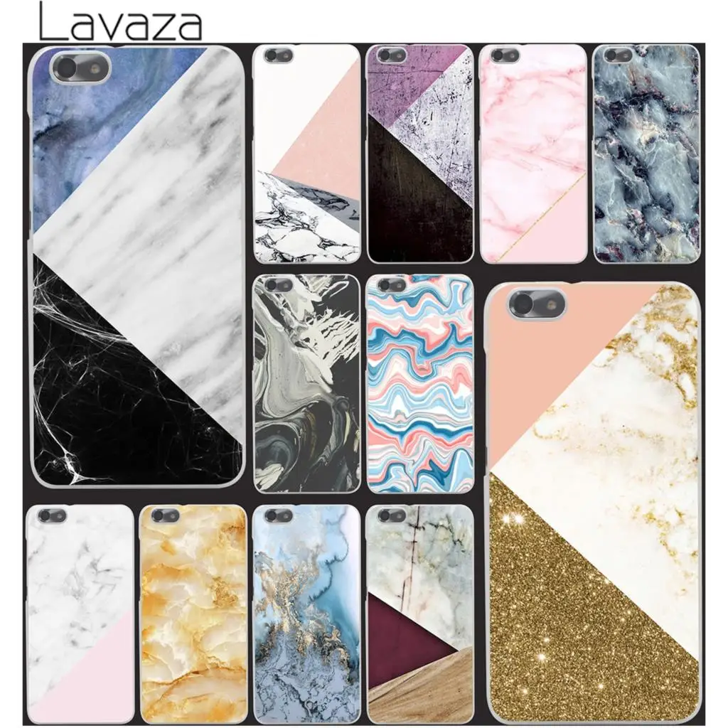 Чехол для телефона Lavaza мраморный коллаж с синим чехлом Huawei P30 P20 Pro P9 P10 Plus P8 Lite Mini 2016