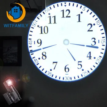 

360 Degree Rotation Low Temperature Cold Light Source Power Saving Remote Led Projection Classical Dial Clock Subwoofer Room