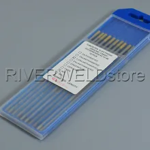 1.5% Lanthanated TIG сварки Вольфрам электрод WL15 золото 1/" x6"(3,2x150 мм) Tig Rod 10 шт