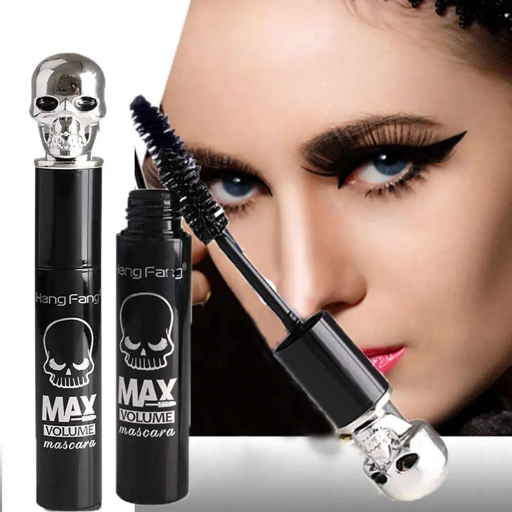 Mascara Black Makeup Waterproof Skull Eyelash Mascara Extension 3D