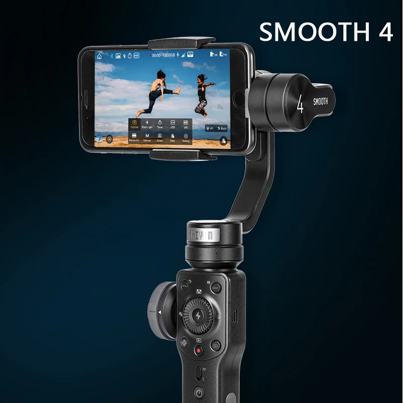 

Zhiyun Smooth 4 Q Outdoor Live Video 3-Axis Smartphone Anti-shake Handheld Gimbal Stabilizer for iPhone XS Samsung Action Camera