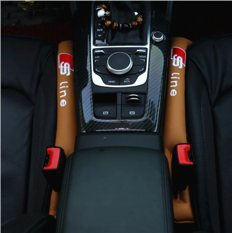 

2PCS Car Filler Padding Protective Case Slot Plug Stopper Car Styling For Audi A4 B6 B7 B8 B9 Q2 A3 A5 A7 TT C5 C6 Accessories