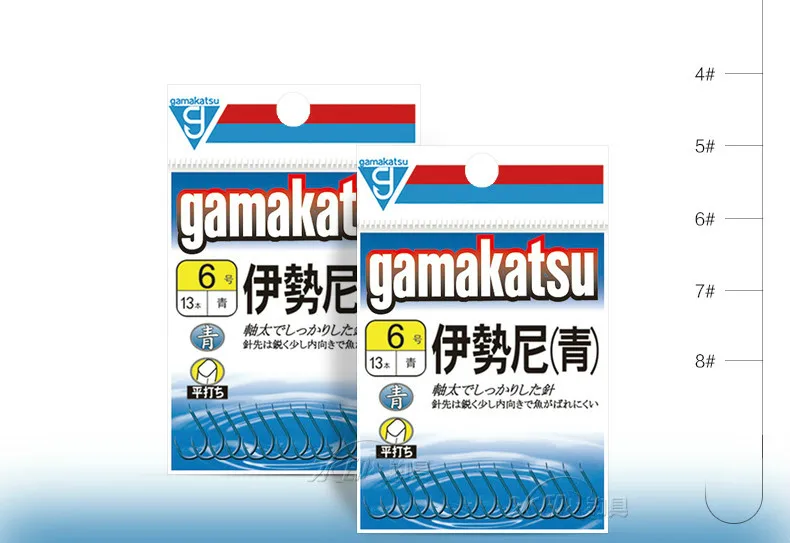 5 упаковок/Лот, Gamakatsu Ise, с колючим крюком, острый твердый крючок из высокоуглеродистой стали, рыболовные мероприятия