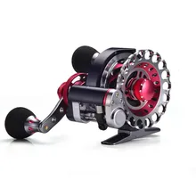 Automatic wire spread 10+1 BB Aluminum Alloy CNC Spool Left/Right Hand Fly Reel Ice Fishing Reel Raft Reel