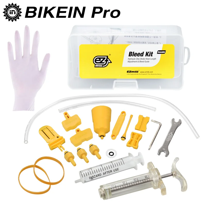 BIKEIN EZ's Bicycle Hydraulic Brake BLEED Tool KIT For Shimano & Magura & TEKTRO MT Series Brake System Use Mineral Oil Brake BIKEIN EZ's Bicycle Hydraulic Brake BLEED Tool KIT For Shimano & Magura & TEKTRO MT Series Brake System Use Mineral Oil Brake