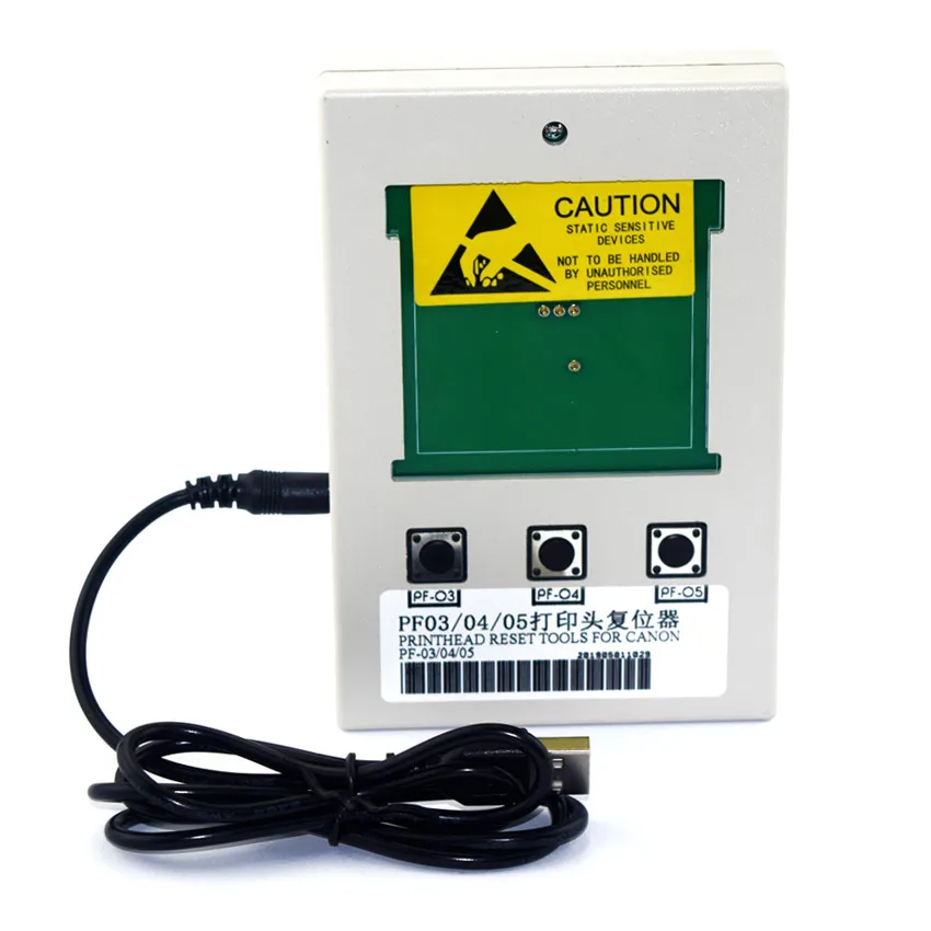 For Canon PF-03 PF 03 Printhead Resetter Reset PF-04 / PF04 / PF 04 or PF-05 / PF05 / PF 05 Printer Head To PF03