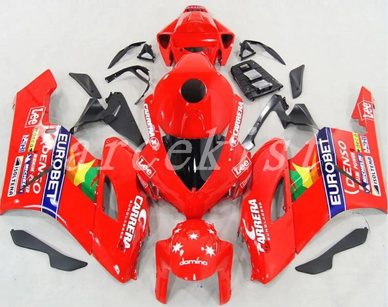 3 Подарки мотоциклетный обтекатель abs комплект Подходит для Honda CBR1000RR 04 05 Обтекатели CBR 1000 RR 2004 2005 Пользовательские красный цвет
