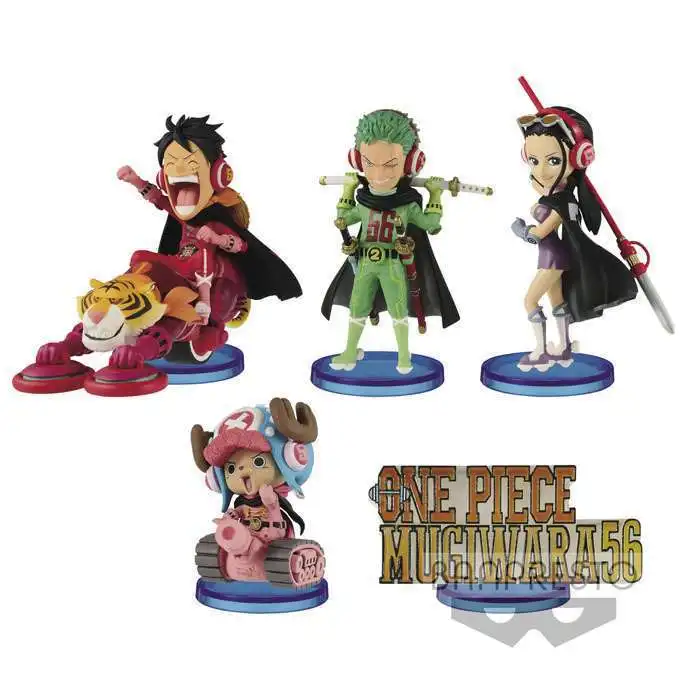 Новинка хит продаж 8 см 5 шт./компл. Jelma 66 Luffy Nico Robin Tony Chopper экшн-фигурка коллекция